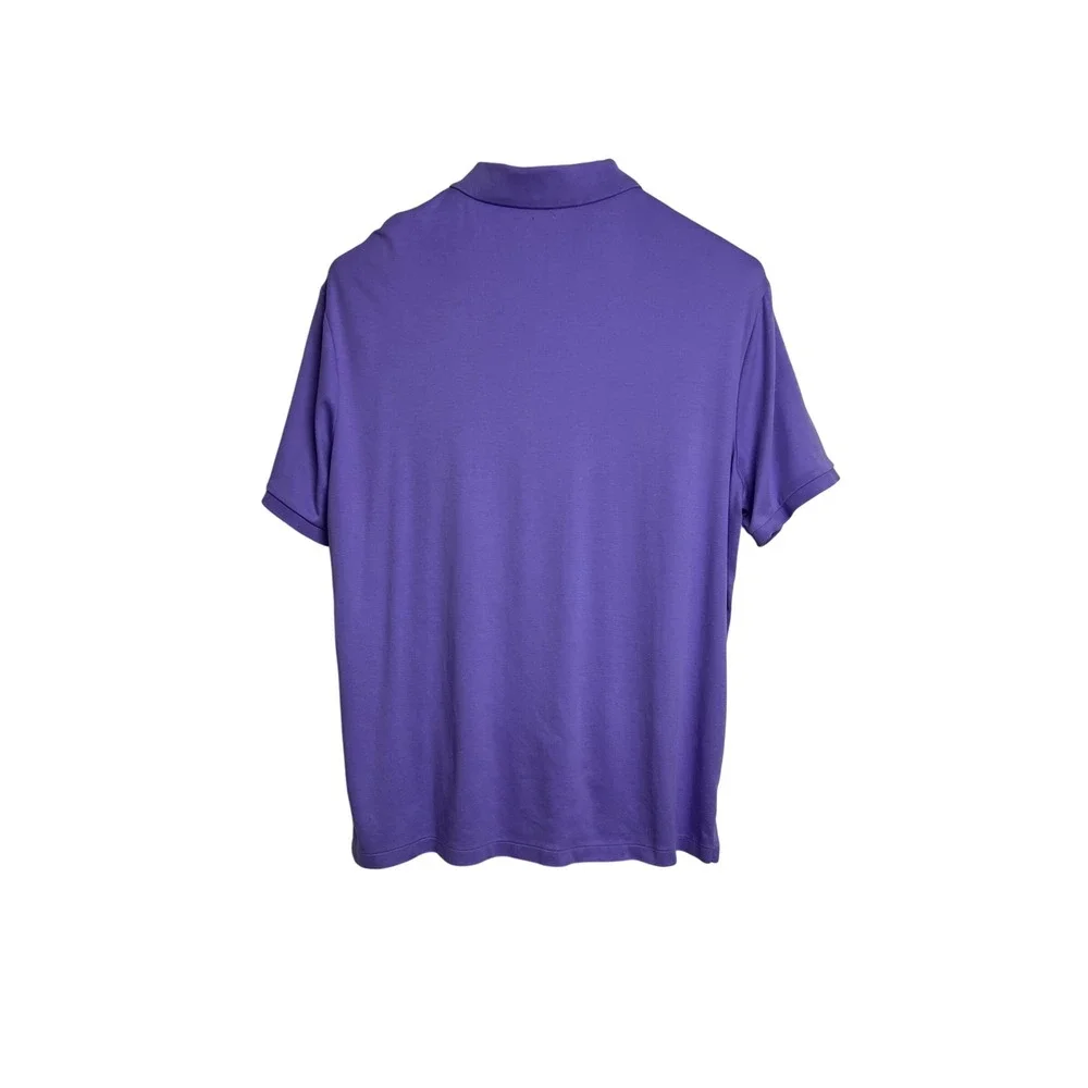 Polo Ralph Lauren Polo Shirt Mens XL Purple Classic Fit Pony Logo Luxury EO7